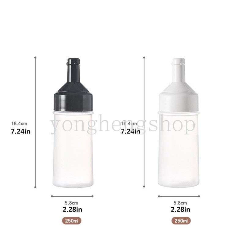 Chai Đựng Dầu Ăn / Sốt Dạng Bóp 250ml Tiện Dụng Cho Nhà Bếp