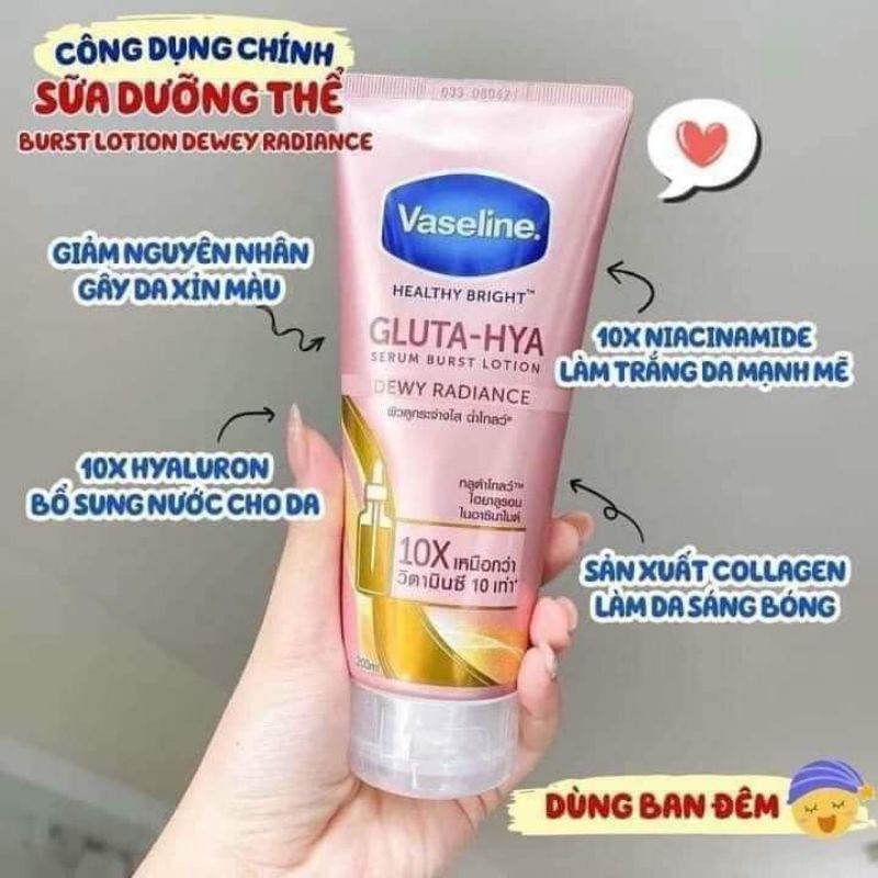 Dưỡng thể vaseline 10x chính hãng