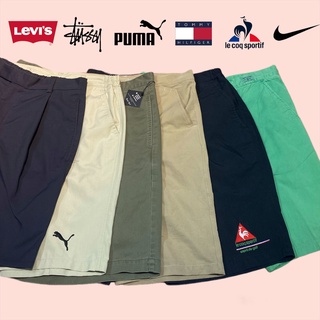 Quần short lửng nam nữ kaki vintage hàng 2hand authentic có big size