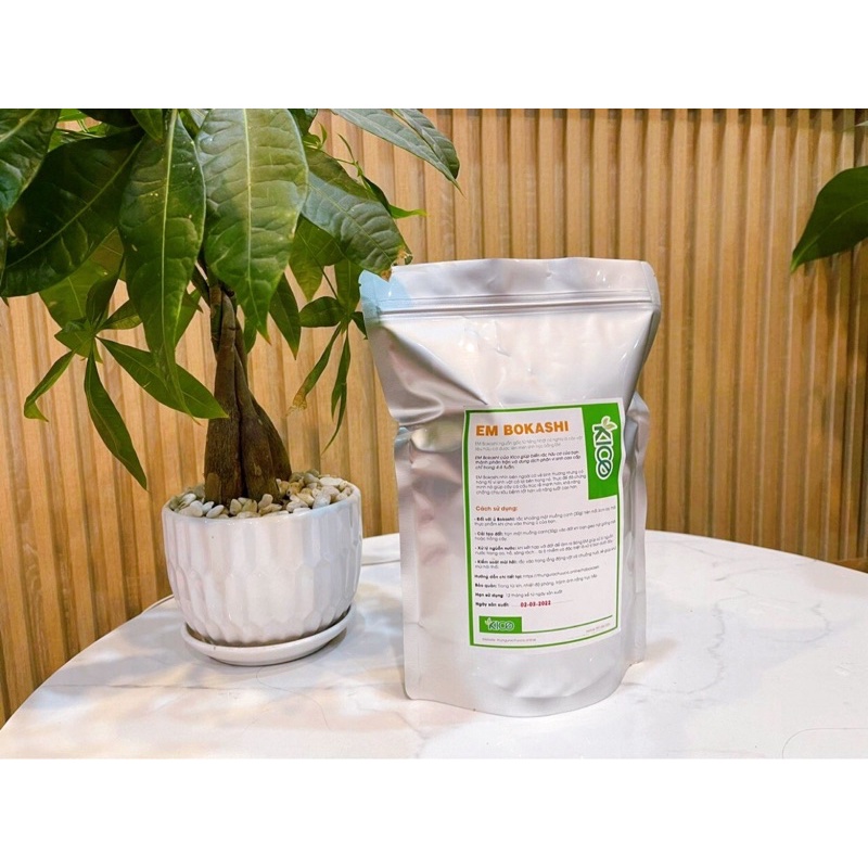 Chế Phẩm Vi Sinh EM Bokashi 1Kg - EM Bokashi Ủ Rác Nhà Bếp Kico