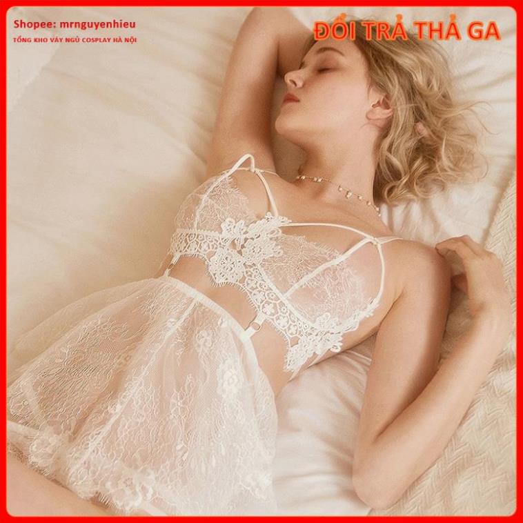 Váy ngủ 2 dây ren Quảng châu hở lưng gợi cảm cosplay sexy -  - Hà Nội  - QUIN BEE | BigBuy360 - bigbuy360.vn