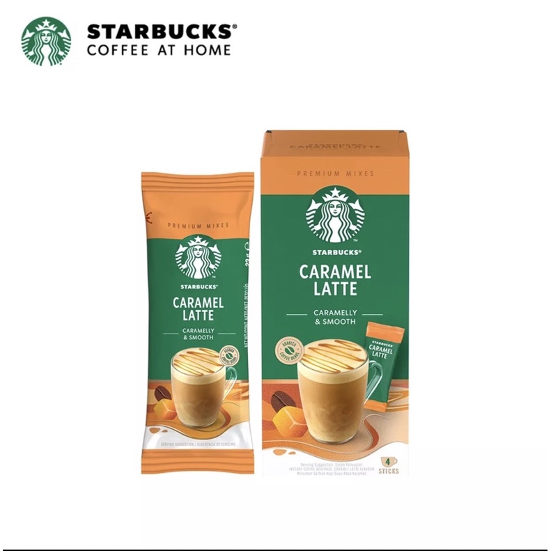 Cà phê hòa tan cao cấp Starbucks Caramel Latte