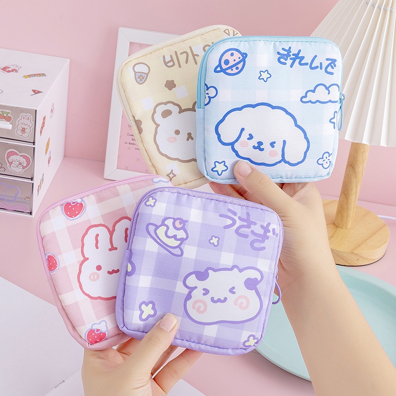 Túi Đựng Khăn Giấy / Trang Sức Hình Gấu Dễ Thương