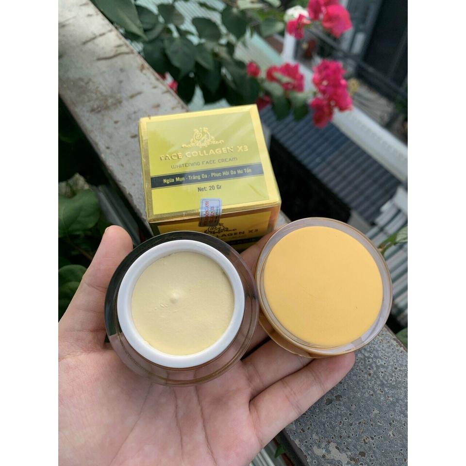 Kem Face Collagen x3 dưỡng Trắng da - Ngừa mụn -  Mờ Nám