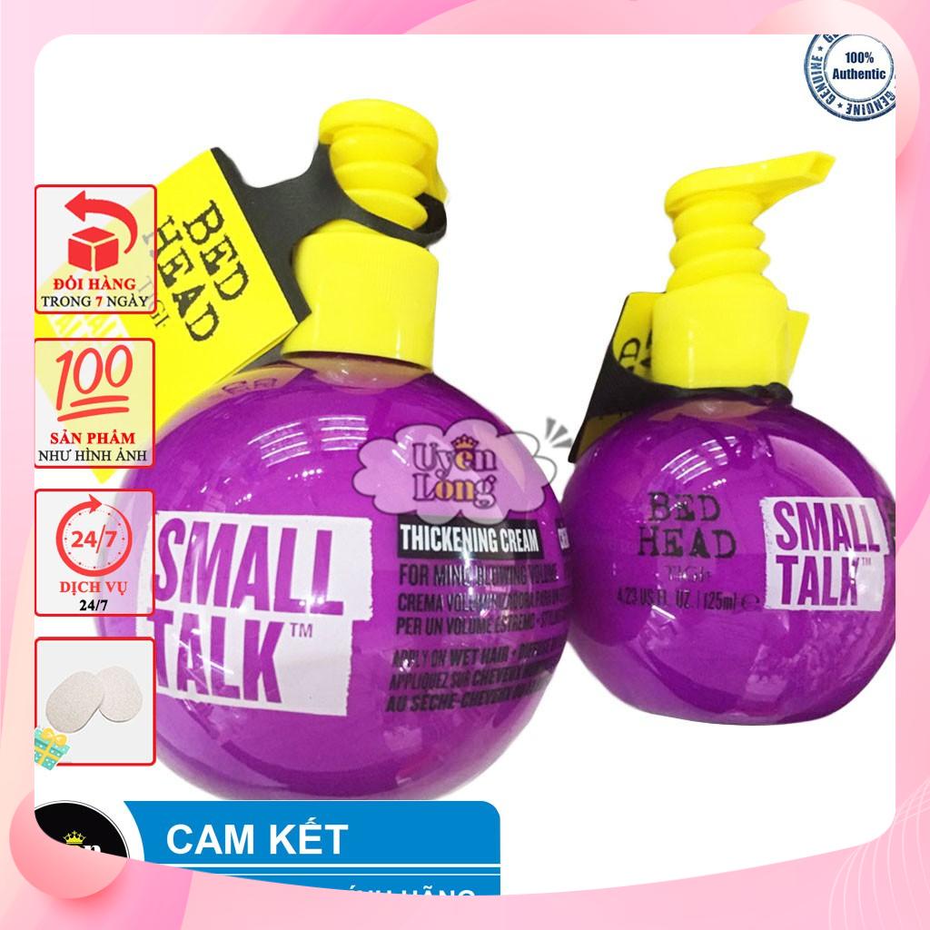 Gel Tạo Nếp Tóc Uốn, Tóc Xoăn TIGI Bed Head Small Talk MỸ 125ml / 240ml, Mẫu Mới (Hóa Đơn Chuẩn Auth, Tặng Mút Rửa Mặt)