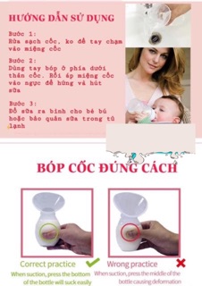 Cốc hứng sữa silicone Vcoool