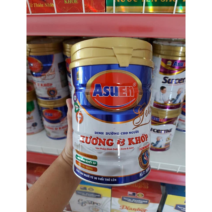 Sữa bột Asuen Gold Xương Khớp phòng loãng xương, cải thiện xương khớp (900g)