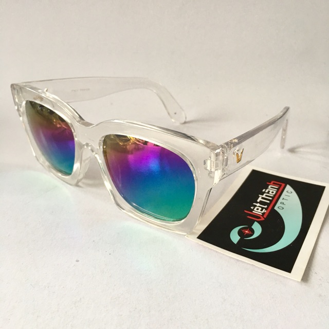 Kính V trong suốt gương bản tO form lớn .