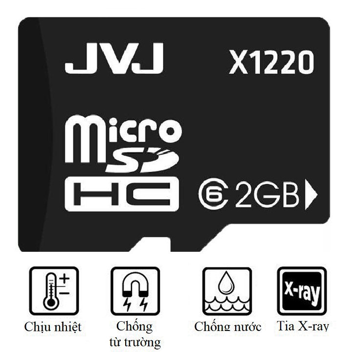 QN0088 Thẻ nhớ 2G JVJ C10 tốc độ cao microSDHC 5