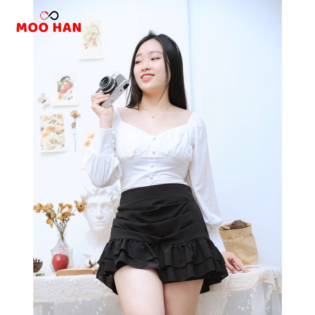 [HÀNG MỚI VỀ] CHÂN VÁY BIGSIZE BÈO NHÚN CÓ LÓT QUẦN | BigBuy360 - bigbuy360.vn