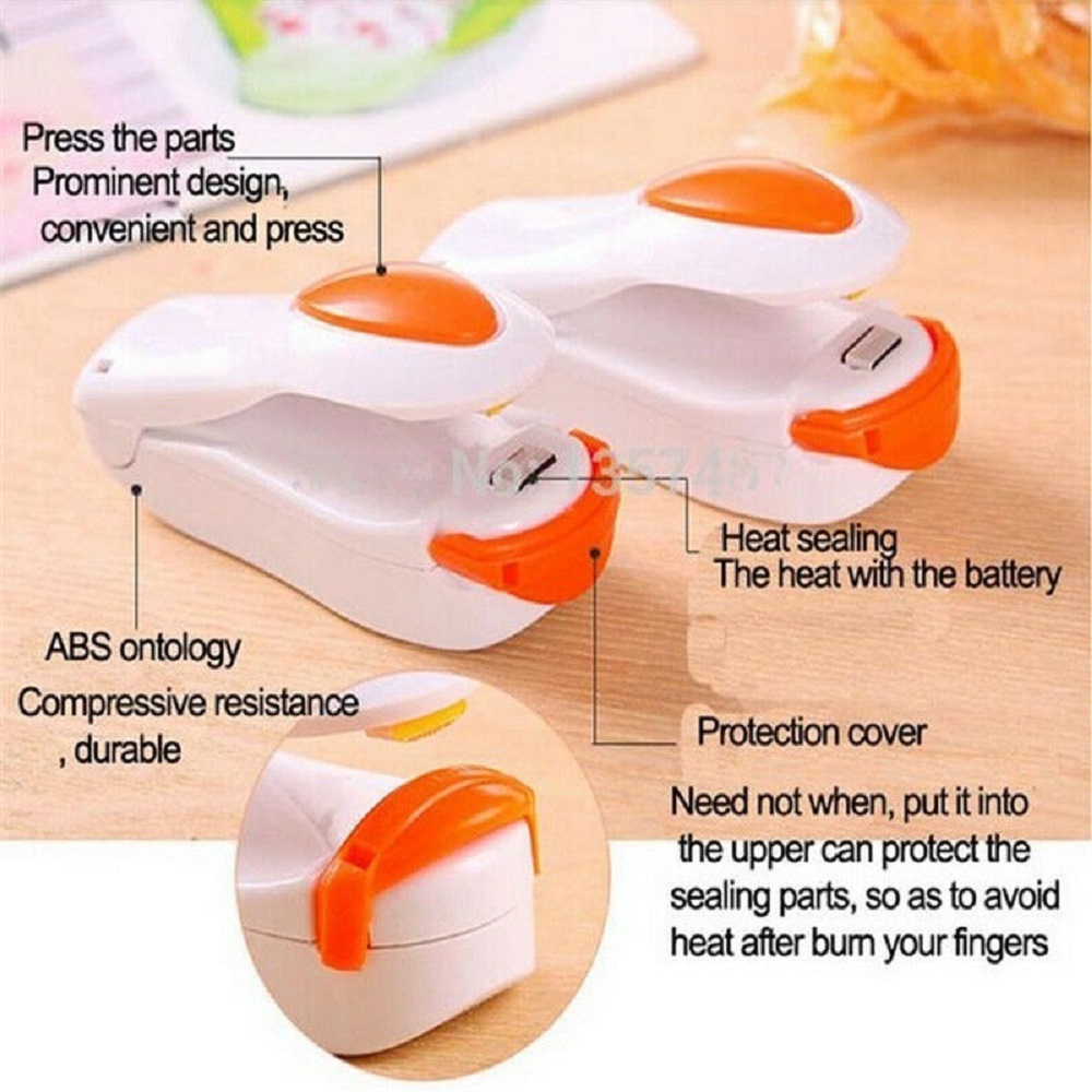 Máy đóng kín túi nhựa bằng nhiệt kích thước nhỏ gọn tiện dụng