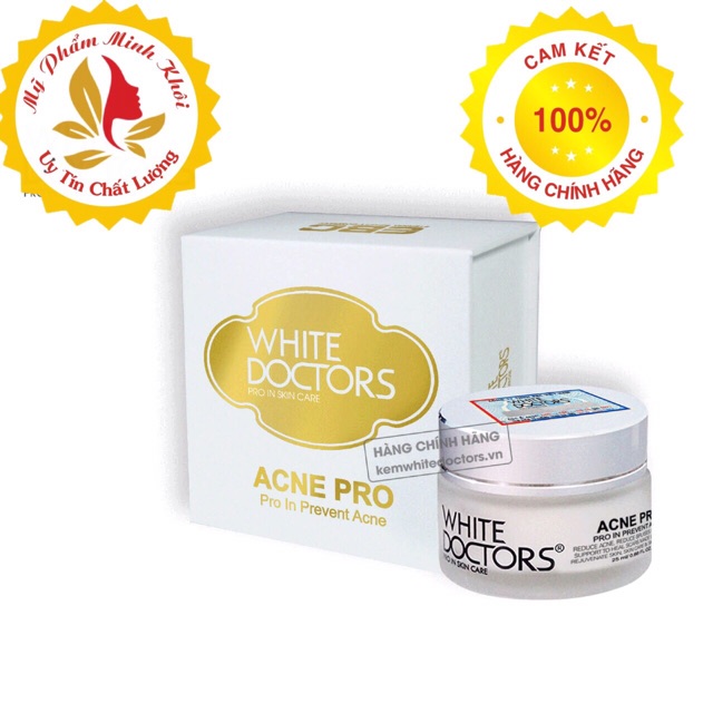 Bộ Kem Sạch Mụn và Sữa rửa mặt White Doctor Acne Pro