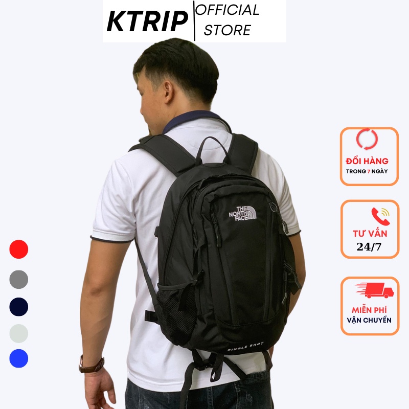 [XẢ KHO CẮT LỖ]Balo du lịch,laptop Chống Nước Tnf single shot-bảo hành 12 tháng