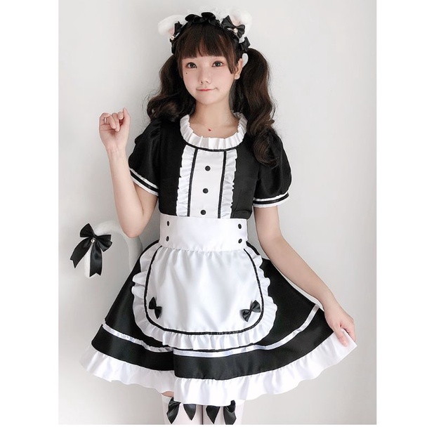 Trang phục bộ váy hầu gái maid cosplay hóa trang (CÓ SẴN) | BigBuy360 - bigbuy360.vn