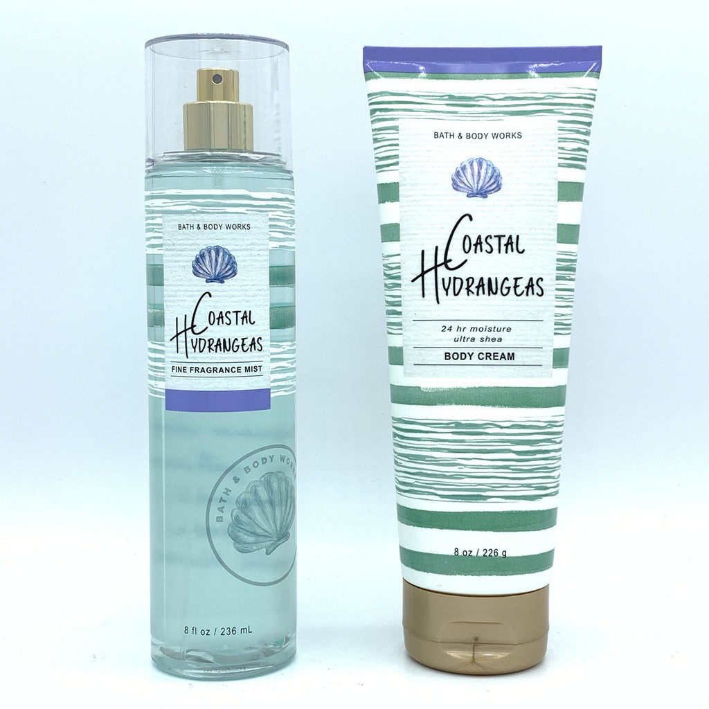 Xịt thơm Bath and body works Coastal Hydrangeas