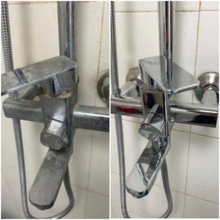 NƯỚC TẨY CẶN CANXI SEN VÒI INOX, BỒN SỨ, SÀN MEN SIÊU SẠCH