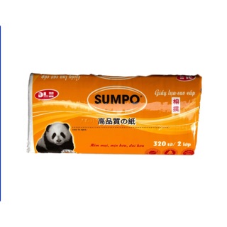 Giảm 10% cho đơn từ 100k.Giấy ăn rút Sumpo 320 tờ* 2 lớp