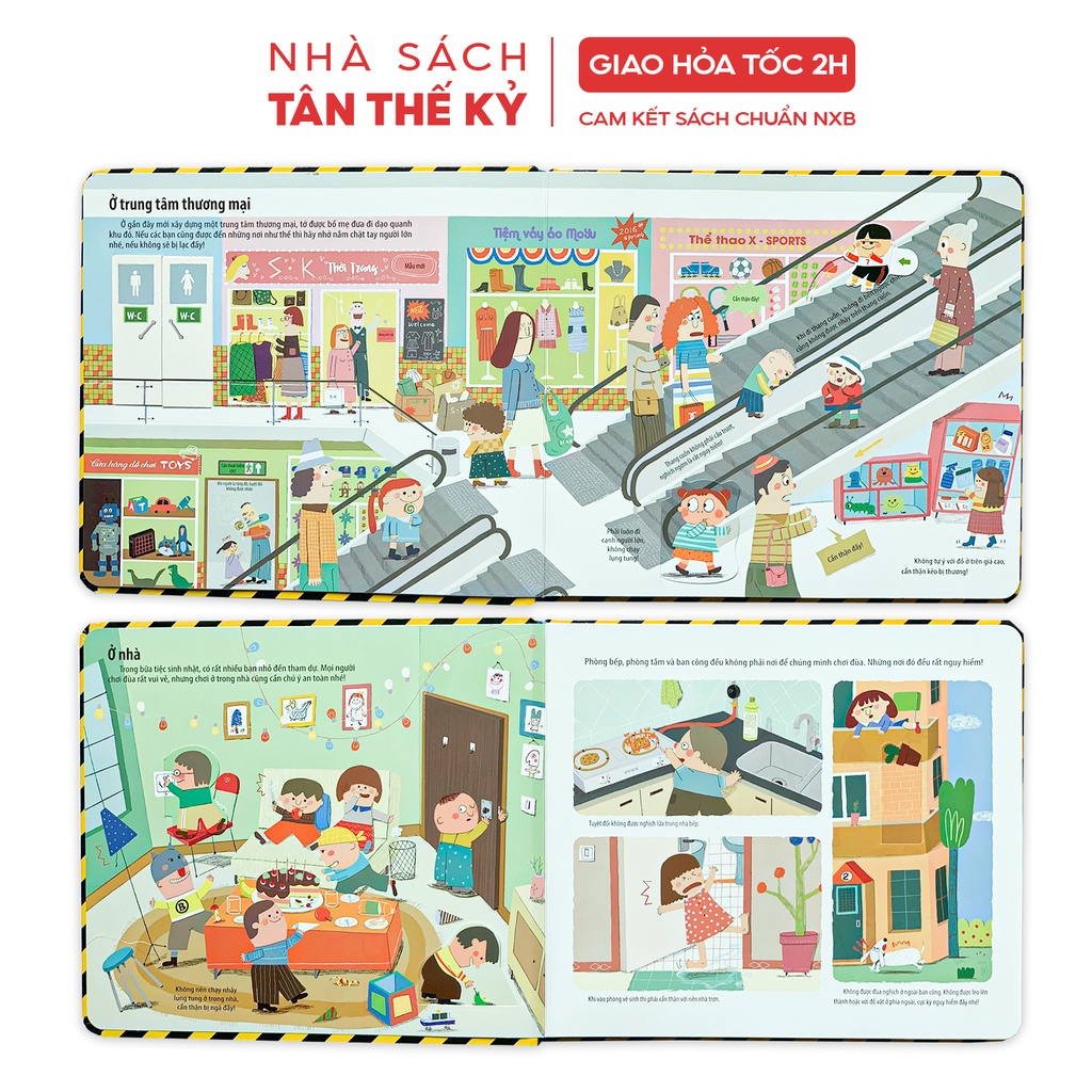 Sách - Bách khoa kỹ năng sống đa tương tác 60 bài học giúp bé ứng xử và tự bảo vệ bản thân (Bộ 2 cuốn)