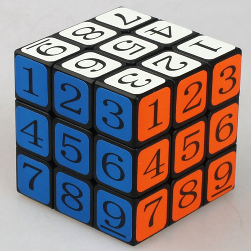 Sáu màu thứ ba Cube của Rubik quà tặng trẻ em Cube của Rubik đồ chơi Cube của Rubik tài nguyên giảng dạy toán học 