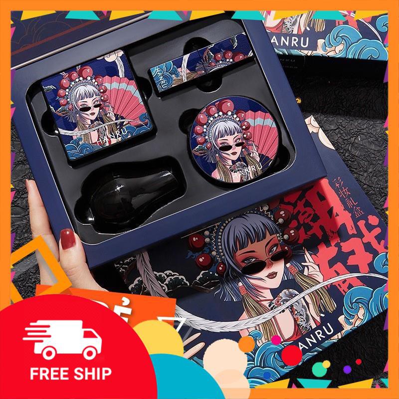 [SET] Set Mỹ Phẩm Nội Địa Trung HANRU 4 Món