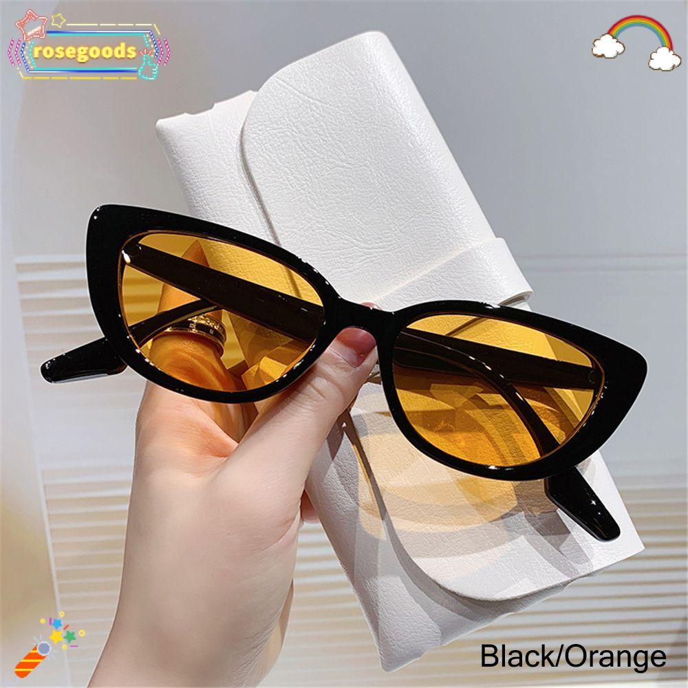 Kính râm mắt mèo kiểu retro cho nam nữ chống tia UV400 thời trang
