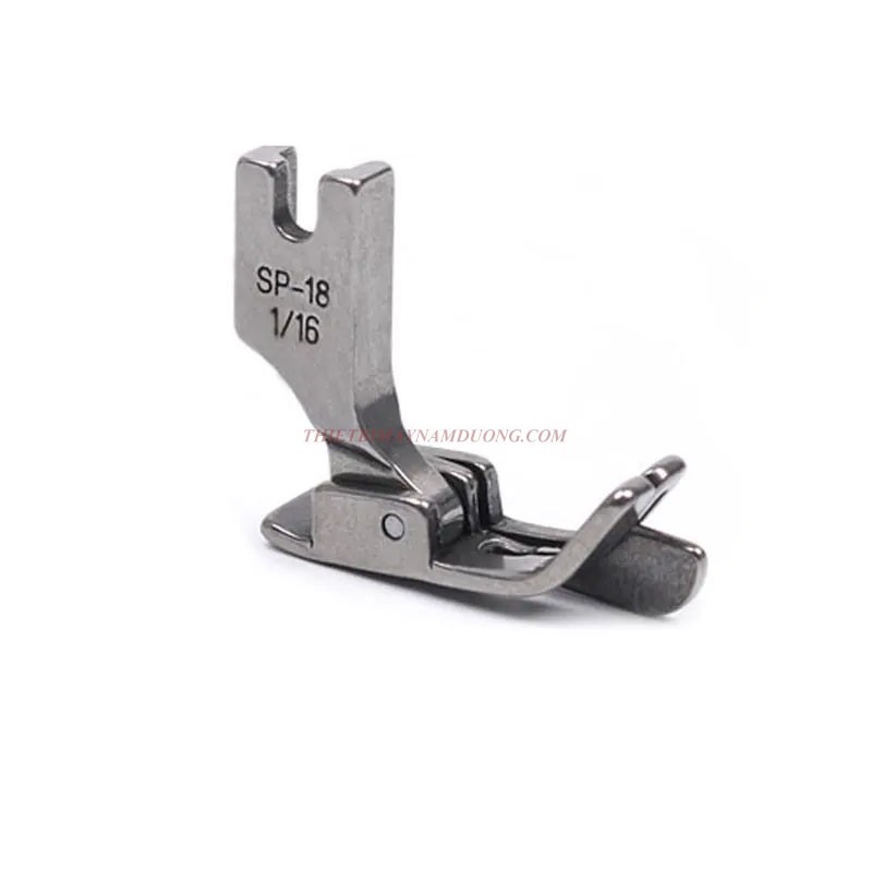 Chân vịt diễu mí dùng cho máy may 1 kim công nghiệp  có lưỡi gà