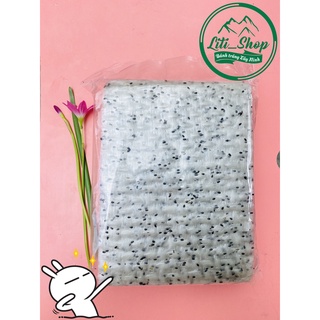 Bánh tráng vuông mè đen 500gr