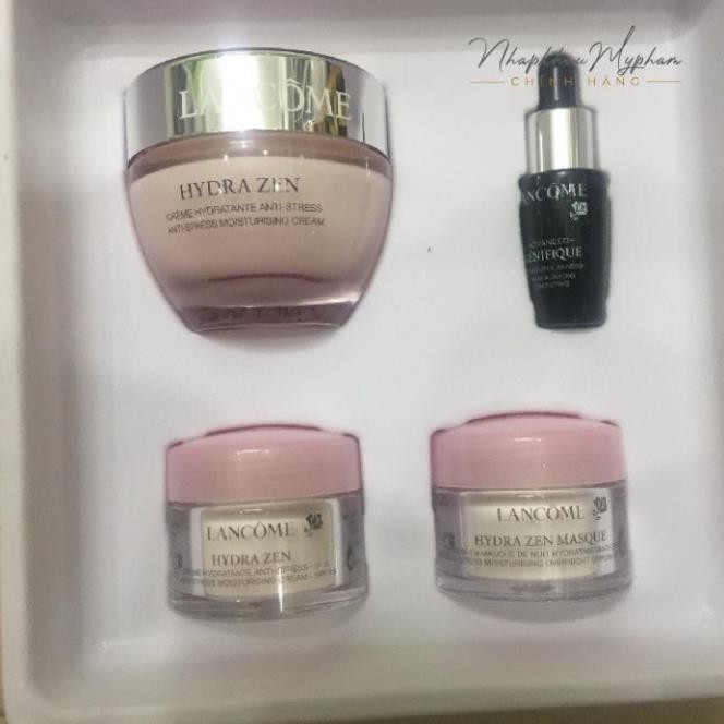 [Auth] Combo 04 sản phẩm Kem dưỡng ẩm làm dịu da Hydra Zen Lancome