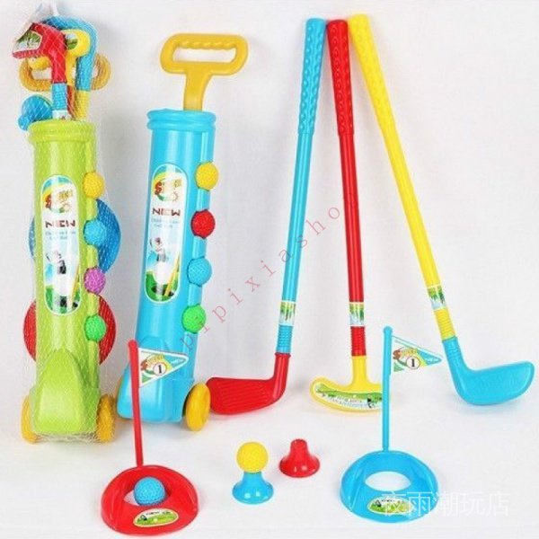 Bộ đồ chơi đánh golf gồm 3/4 bóng 2 lỗ dành cho ba mẹ và bé
