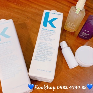 50ml-300ml 💙 DẦU GỘI/XẢ KEVIN.MURPHY PHỤC HỒI TÓC HƯ TỔN REPAIR ME WASH💙