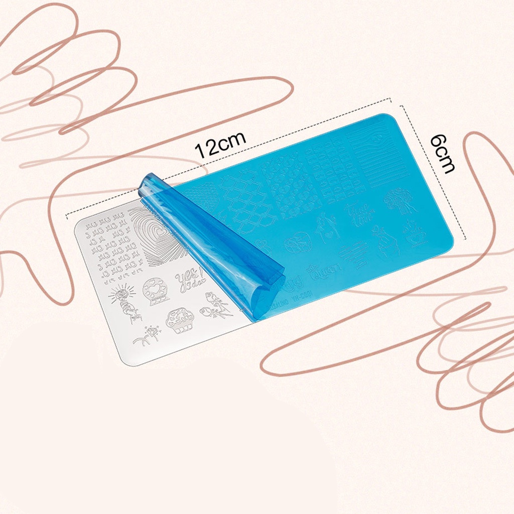 Khuôn In Họa Tiết Mini Chống Rỉ Sét Chuyên Dụng Cho Trang Trí Móng Tay