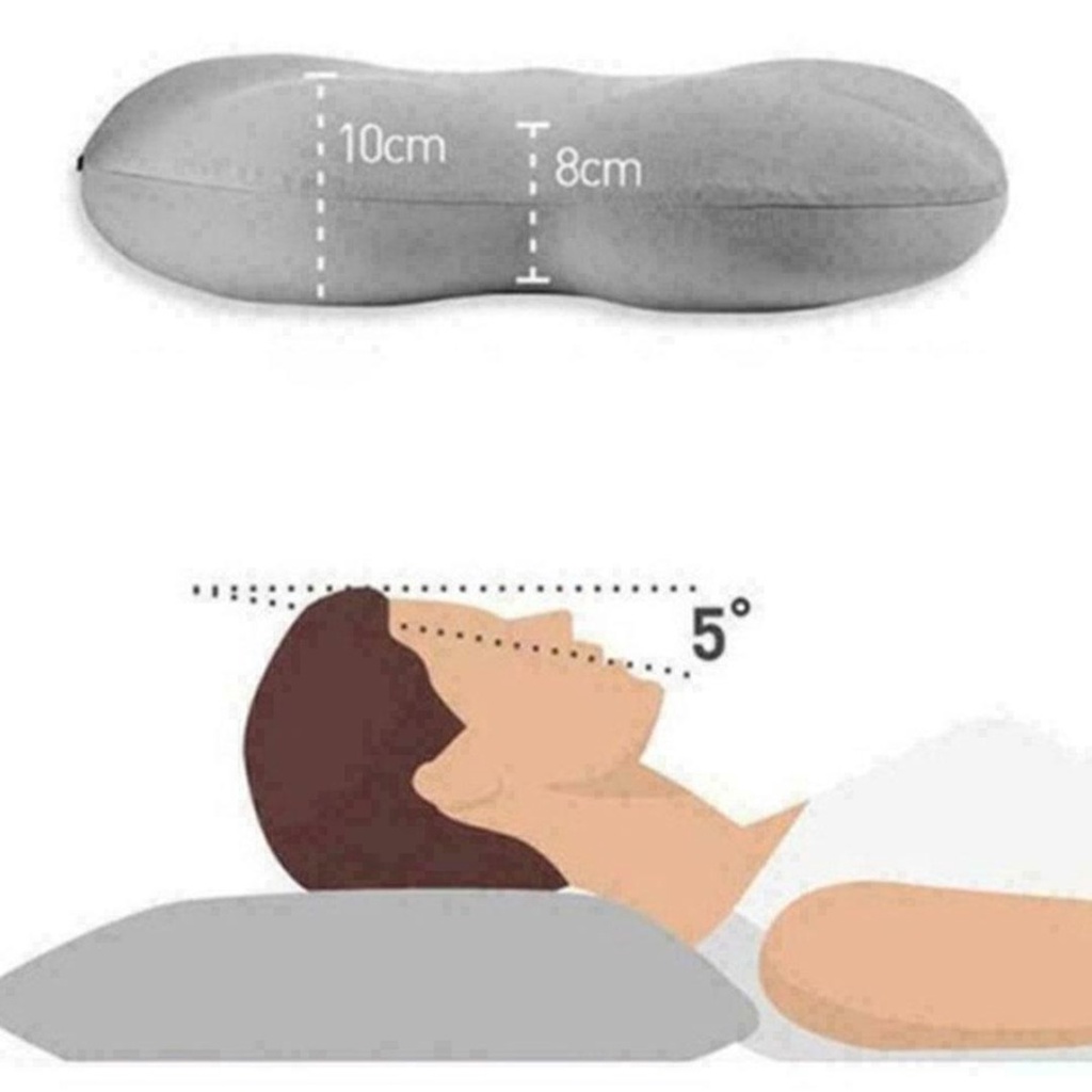 Gối Kê Cổ Hình Trứng Sâu Mềm Mại Giúp Giấc Ngủ Sâu