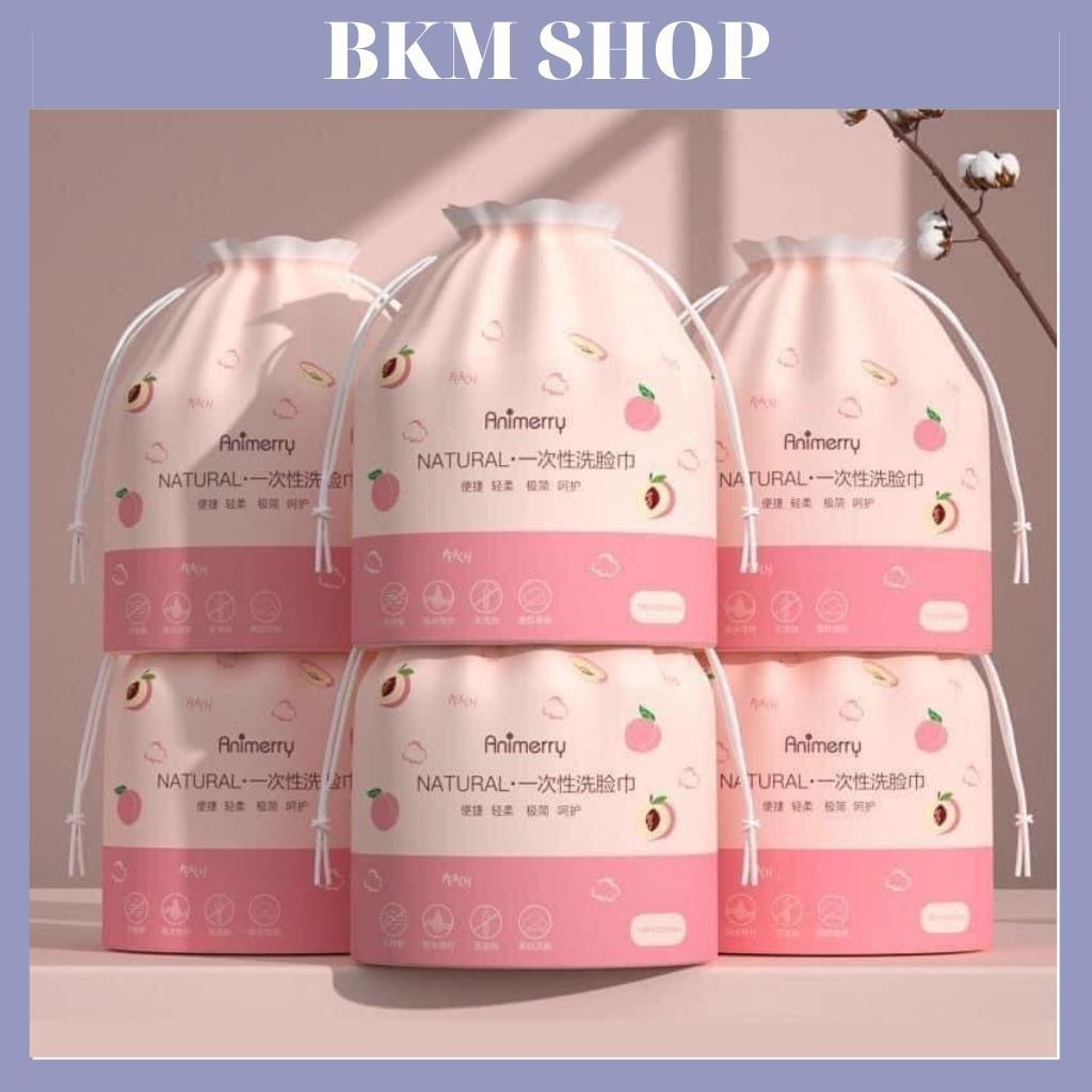 Bông tẩy trang cotton mềm mịn không gây kích ứng da ANIMERRY