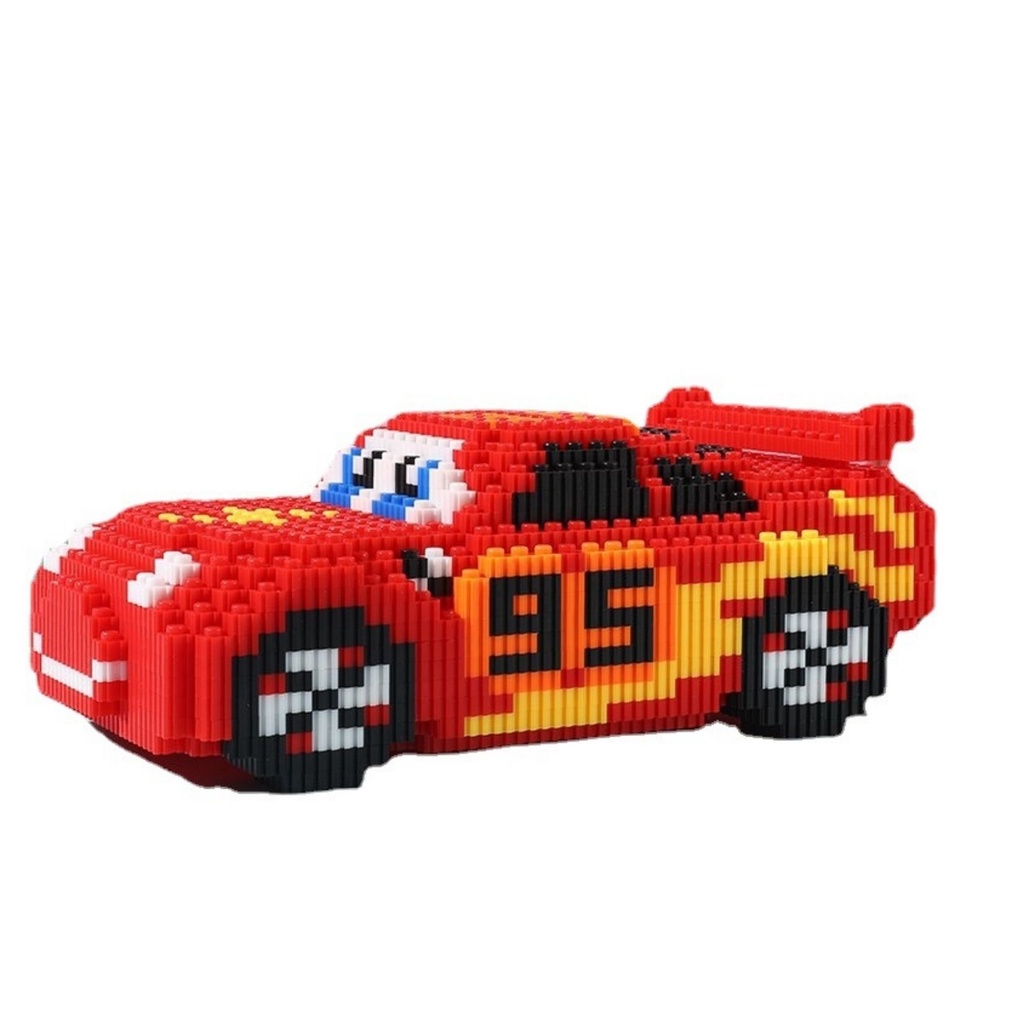 Lắp ghép Mô Hình Hoạt Hình Đồ Chơi 3D Lắp Ghép Ô Tô Mcqueen Tia Chớp  & Các Nhân Vật Hoạt Hình Cho Bé Trai