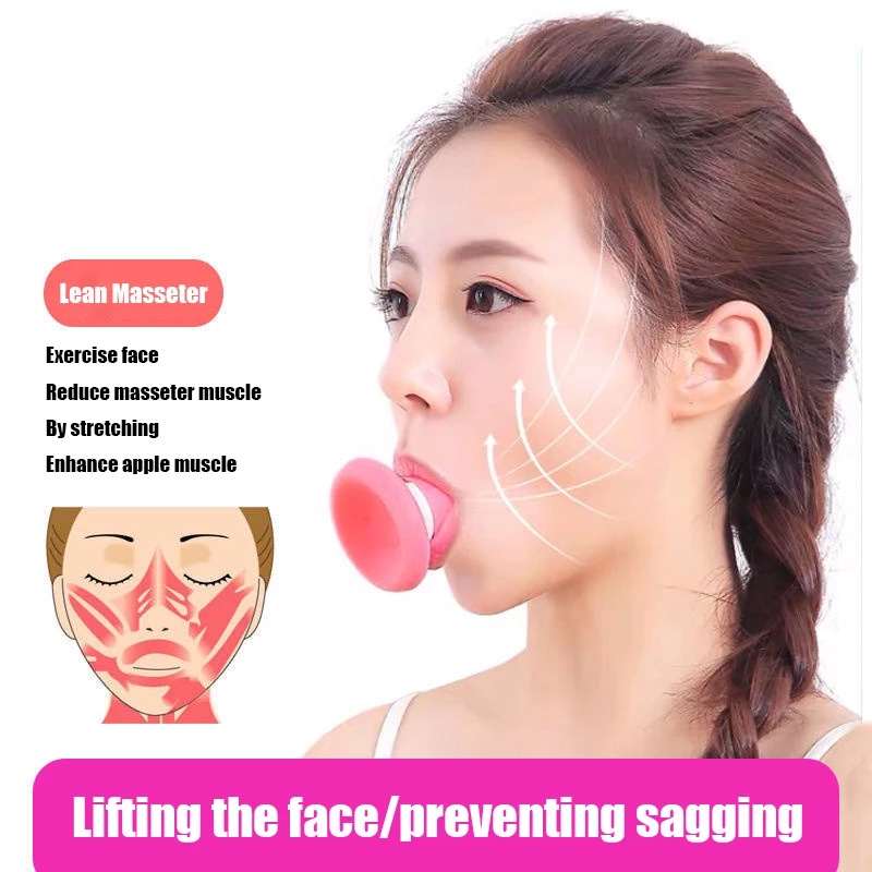1 Dụng Cụ Nâng Cơ Mặt Tạo Cằm Chữ V Bằng Silicone Tiện Dụng