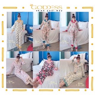 Bộ Pijama nữ Lụa Mango tay dài 💖 Đồ ngủ dài tay Bigsize 40-75kg cao cấp mềm mịn mát mịn cực sang