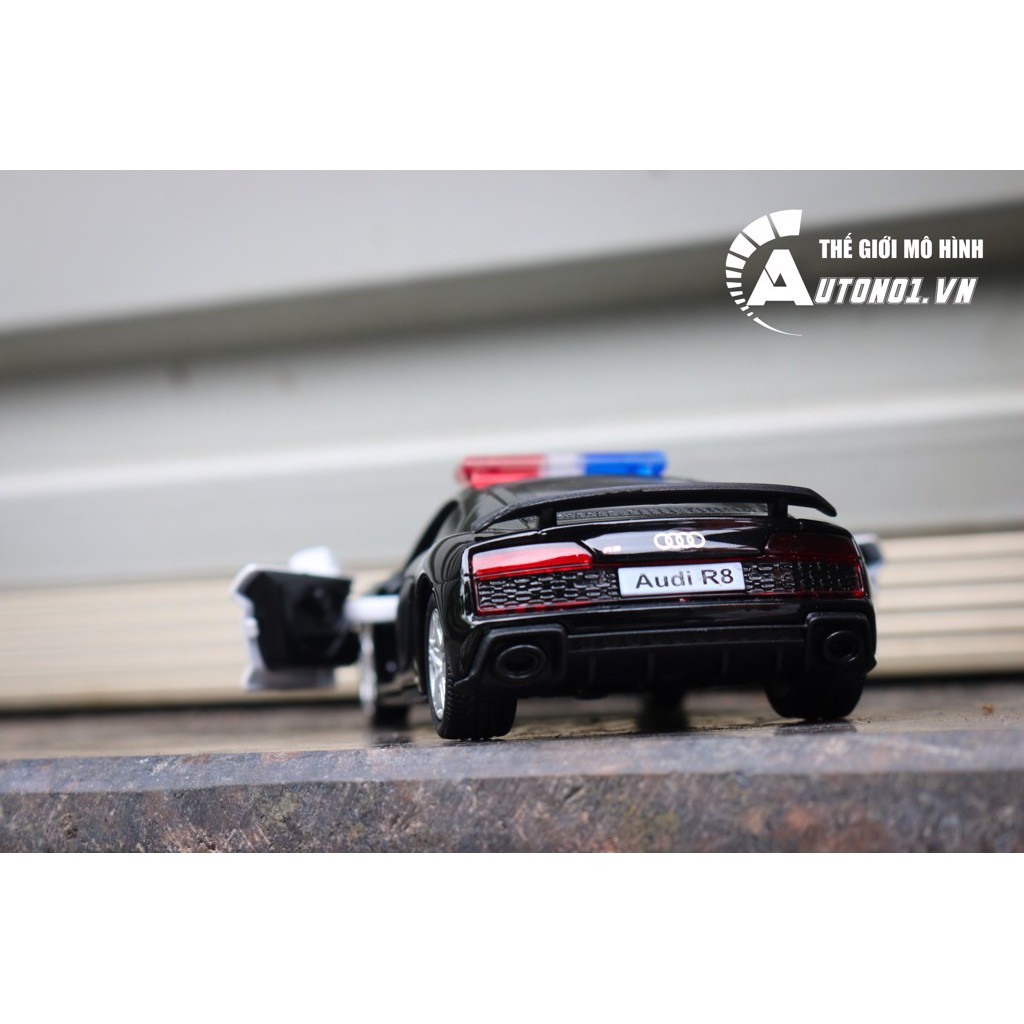 MÔ HÌNH XE AUDI R8 POLICE 1:36 SCALE MODEL 7161