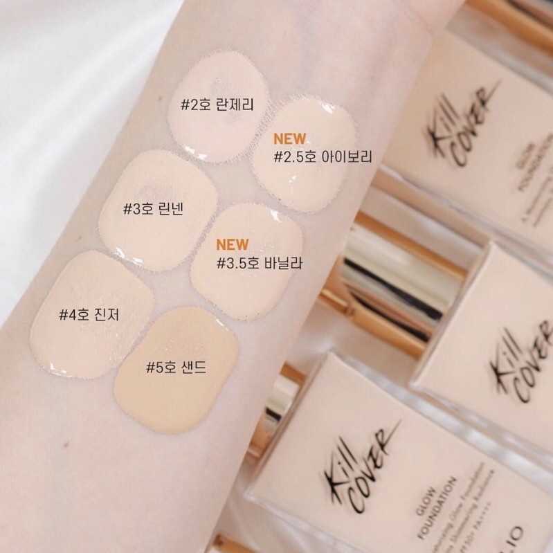 Kem Nền CLIO Kill Cover New Matte Foundation SPF20 PA++