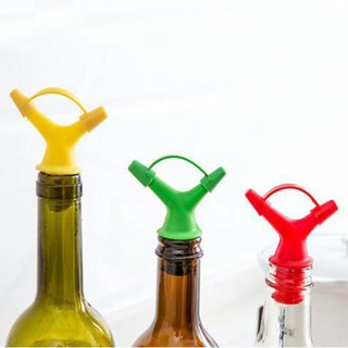 Nắp Rót Rượu Vang 2 Đầu Chất Liệu Silicon Bền Đẹp