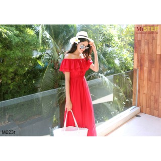 Đầm Maxi Trễ Vai Dự Tiệc