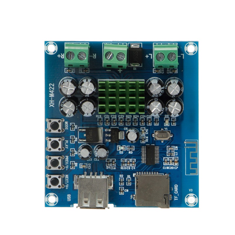 Bảng Mạch Khuếch Đại Âm Thanh Bluetooth XH-M422 DC12-24V TPA3116D2 50W + 50W