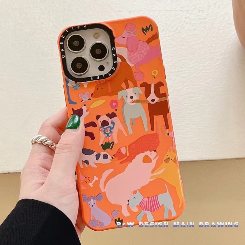 Ốp Điện Thoại Silicon Mềm Chống Sốc In Hình Chú Chó Hoạt Hình Cho iPhone 14 13 12 11 Pro MAX IX XS MAX XR i7 8 Plus