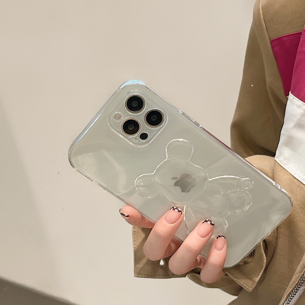 3D KAWS Bear Tide Brand Phone Case for IPhone 11 Case 7Plus 8Plus XR 13 12 Pro Max Ultra Slim Fit Shockproof Soft TPU Shell | BigBuy360 - bigbuy360.vn