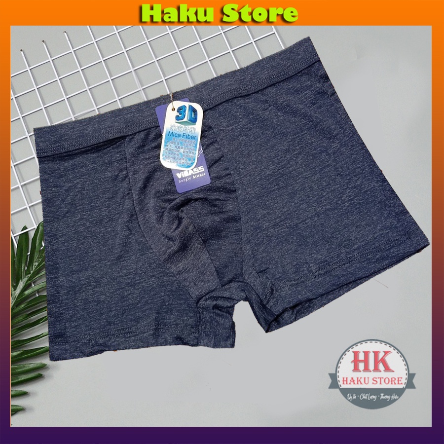 Quần sịp Nam Boxer thun lạnh 3D cao cấp, Quần xì đùi Nam thun lạnh kháng khuẩn, khử mùi hàng VNXK - TL69