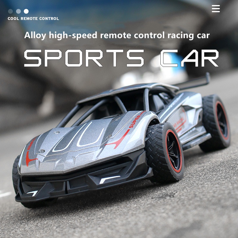 children's 2.4GHz rechargeable remote control car simulation alloy car model RC drift high-speed car toy