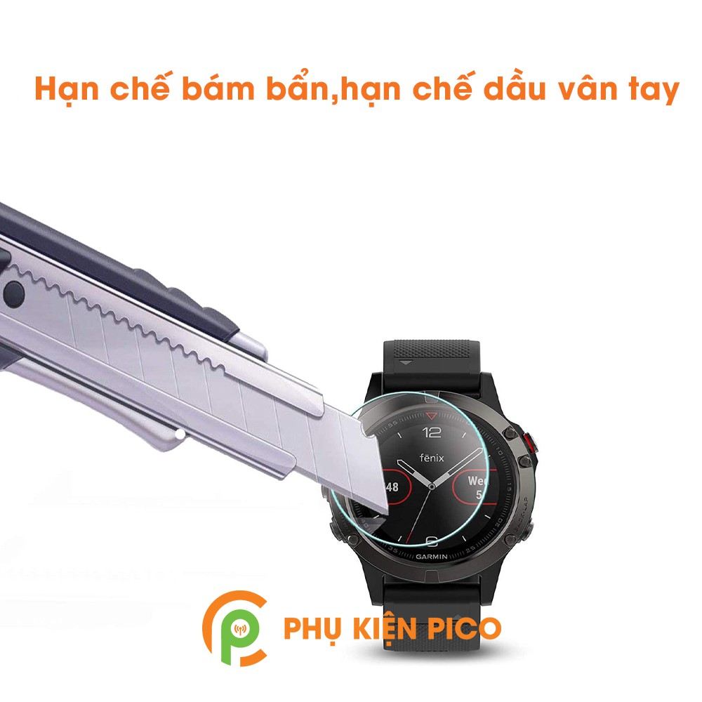 Kính cường lực đồng hồ Garmin Fenix 5 trong suốt full màn hình độ cứng 9H