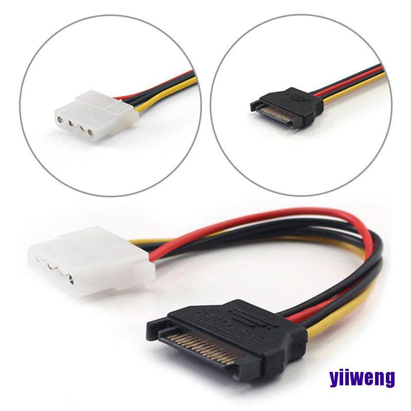 Cáp Chuyển Đổi Sata Sang Molex 6-inch