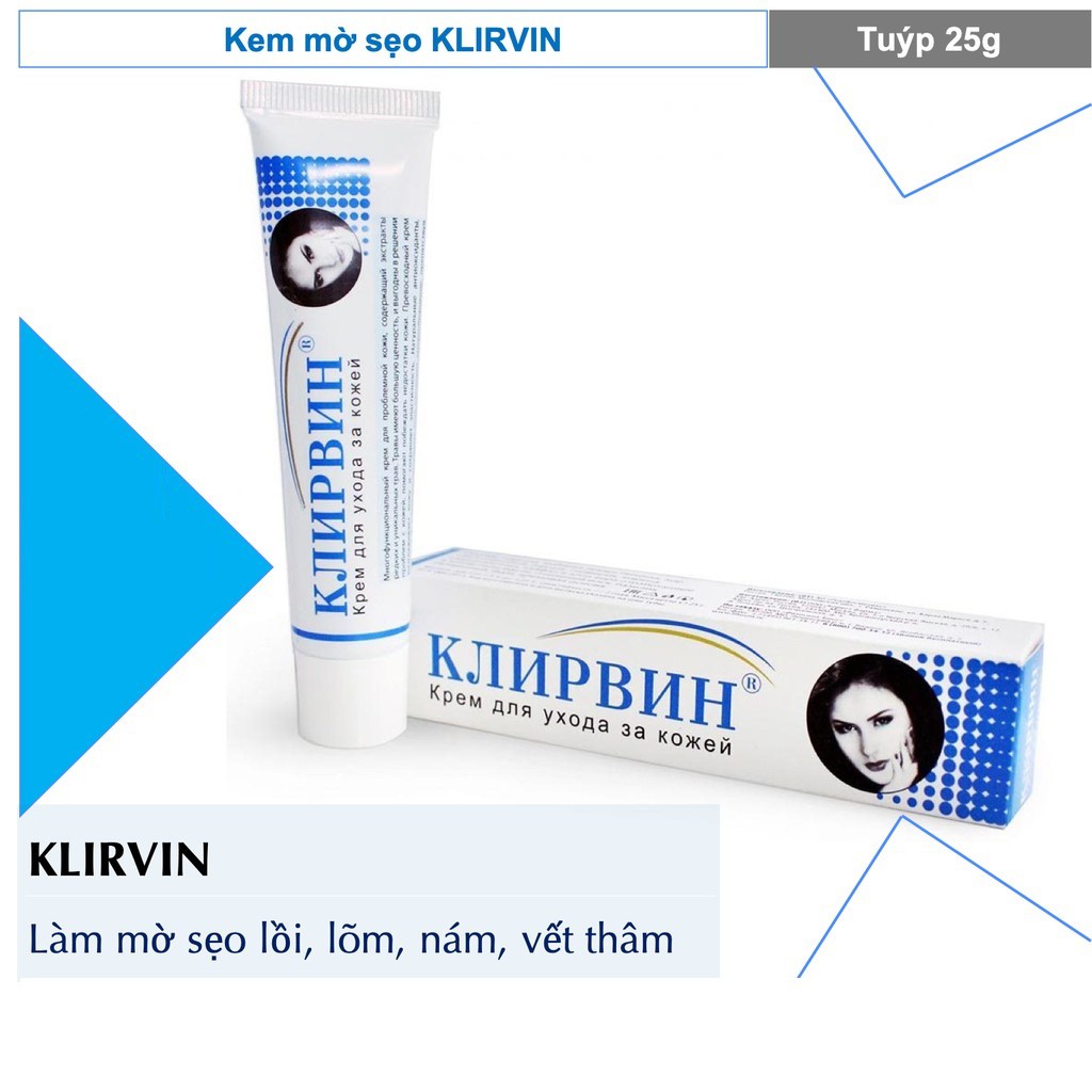 Kem Làm Mờ Sẹo, Thâm Klirvin Nga 25g