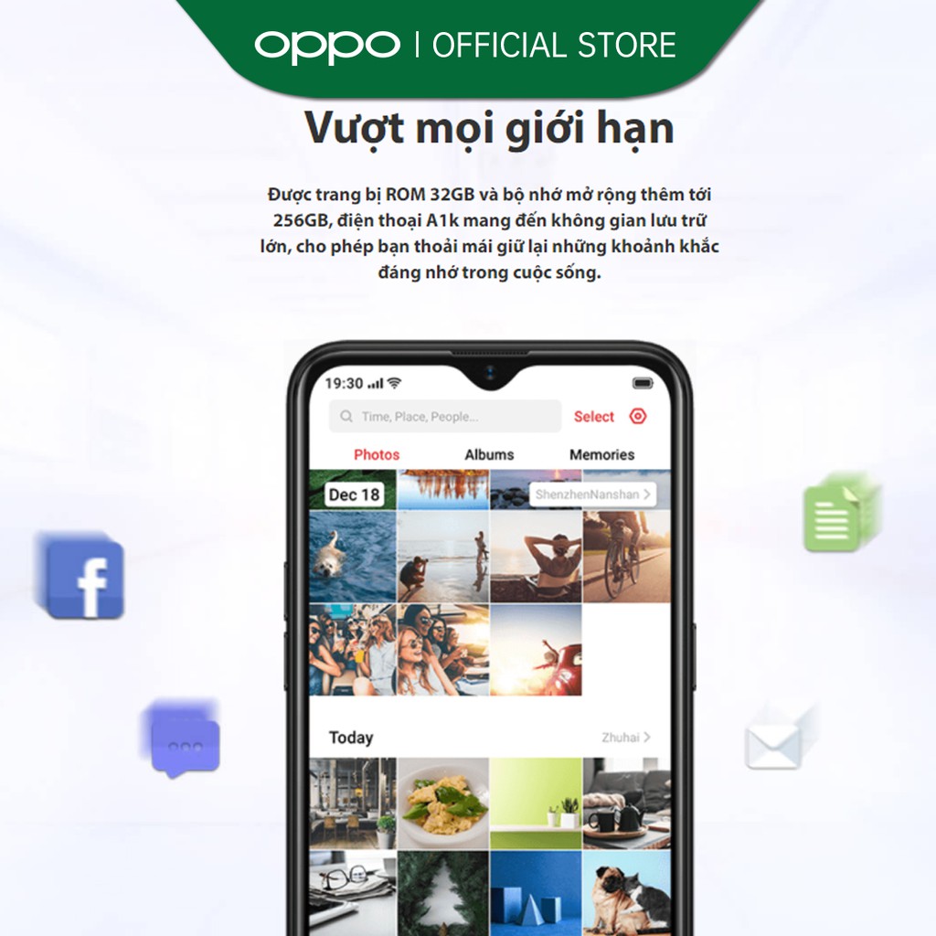 Điện Thoại Oppo A1K 2GB/32GB - Hàng Chính Hãng