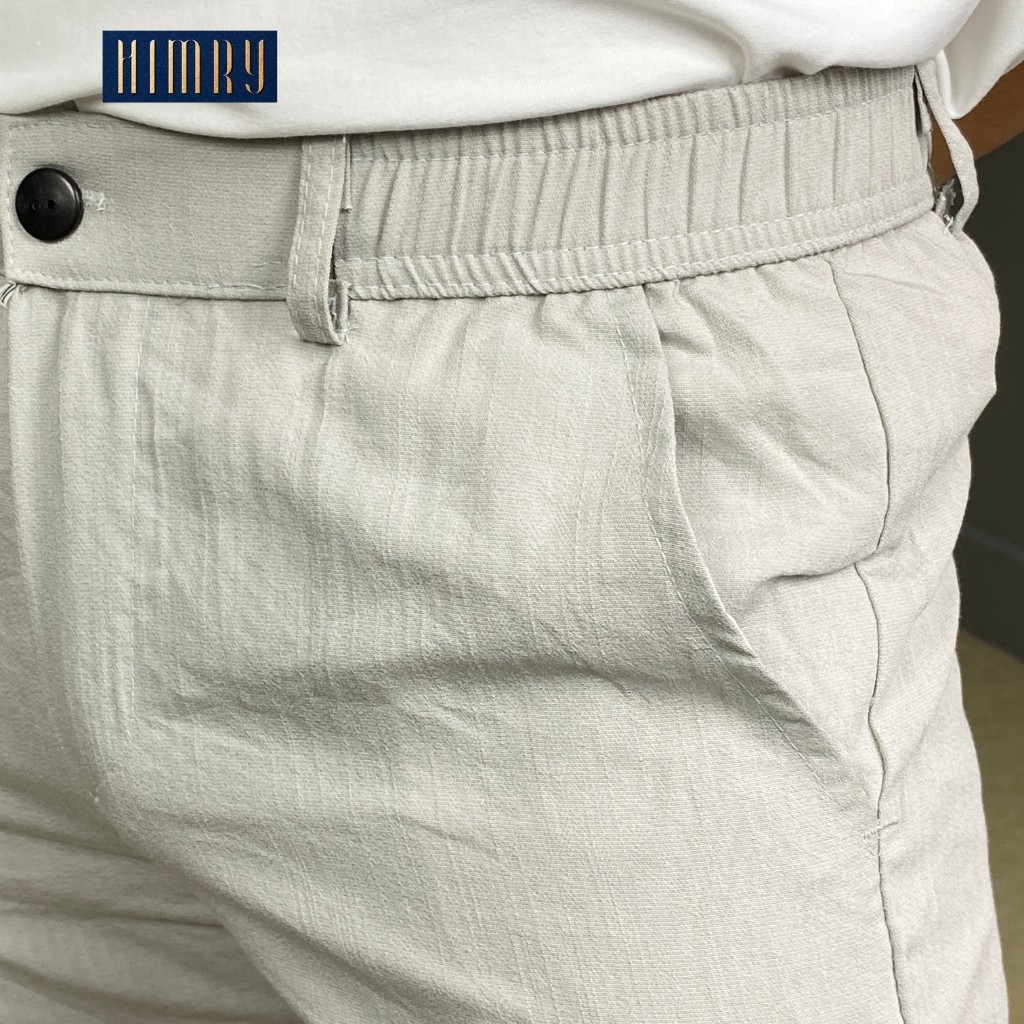 Quần short đũi nam,quần đùi ngắn nam lững ống rộng đen đẹp cạp chun, lưng thun HIMRY | BigBuy360 - bigbuy360.vn